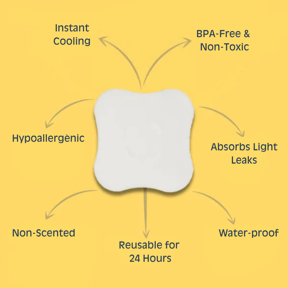 B-Arm Breastfeeding Nipple Pain Heal & Soothe Pads