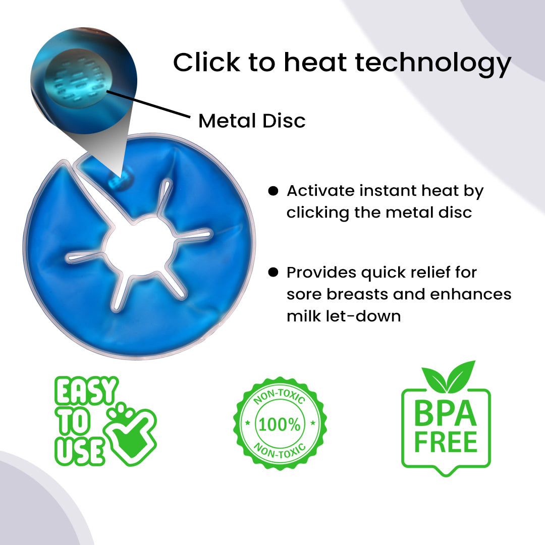 B-Arm Instant Heat Reusable Breast Pad, Cold Therapy pad