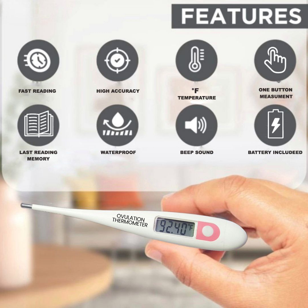 B-Arm Basal Body Digital Ovulation Thermometer