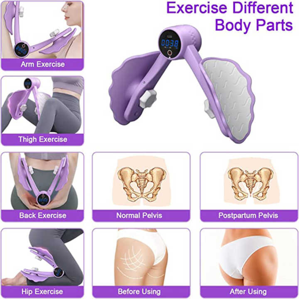 B-Arm Digital Pelvic Floor Muscle Trainer (Purple)